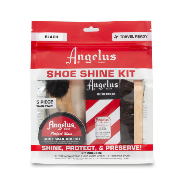 Lincoln Shoe Polish Horsehair Shine Brushes Professional Grade 8