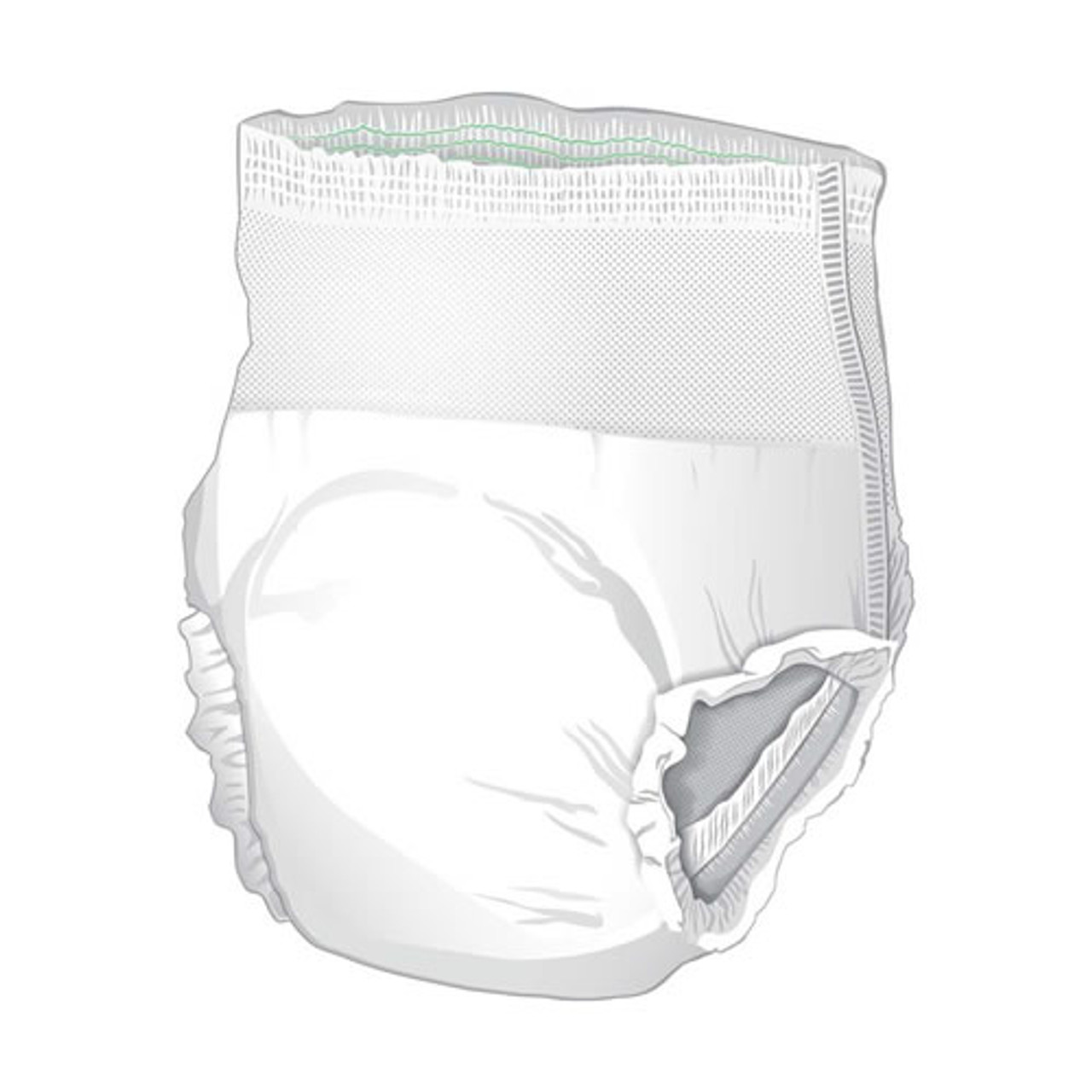 Prevail Per-Fit Unisex Adult Absorbent Underwear Pull On with Tear