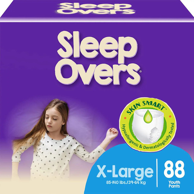 Sleepover さん専用 Sleep Overs XL by Cuties Overnight Youth Pants (85–140 lbs