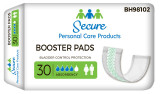Secure Duo Booster Pads BH98102 4 X 12 1/2 IN
