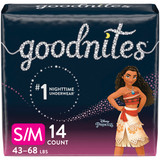 GoodNites Youth Pants for Girls S/M 38-68 lbs 41314