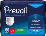 Male Adult Absorbent Underwear Prevail Men's Daily Underwear PUM512 S/M 28-40 IN