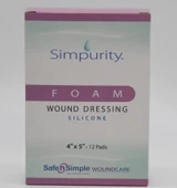 Simpurity Silicone Foam Dressing 4 X 5 IN