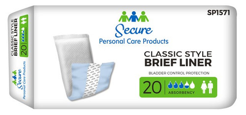 Secure Brief Liners SP1571 4x13 IN