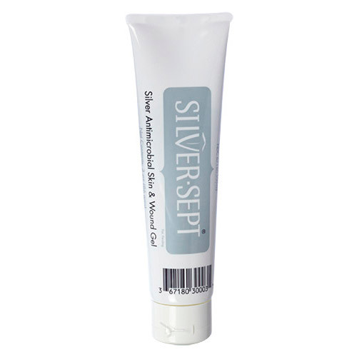 Silver-Sept Silver Antimicrobial Skin & Wound Gel – Clear Silver Hydrogel Dressing