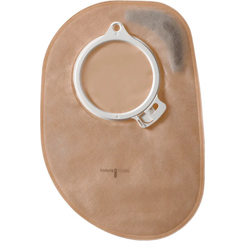 Coloplast Assura 2pc Stnd Closed Pouch Maxi Opq 12385 8 1/2 IN 3 CT main product display