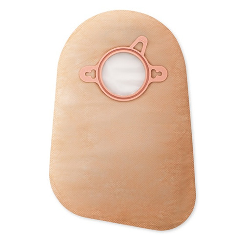 Hollister 18374 New Image 2-piece closed-end ostomy pouch, beige with anatomical shape and filter
