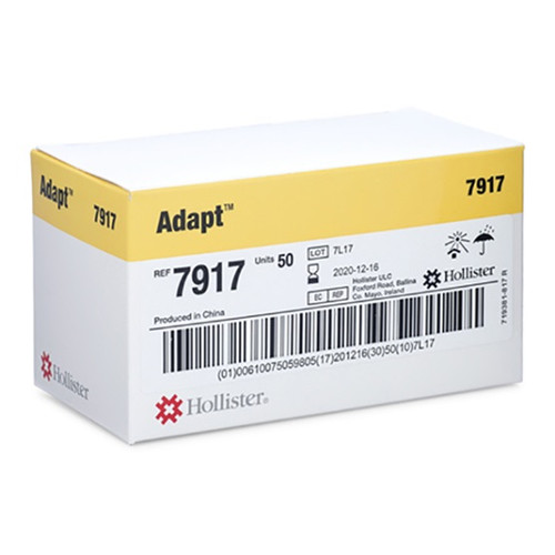 Hollister 7917 Skin Protective Wipes No-Sting 50 Count Box