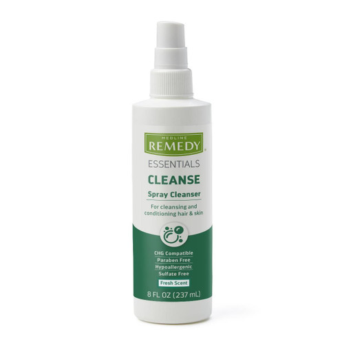 Remedy Essentials No-Rinse Body Cleanser MSC095206 8 OZ bottle product front