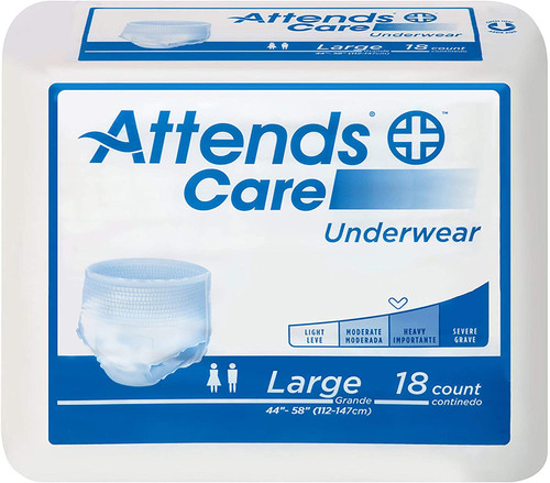 Attends Protective Underwear, L 44-58 IN APV30 72 CT