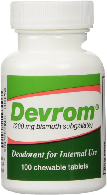 Devrom Deodorant Chewable Tablets primary front facing image