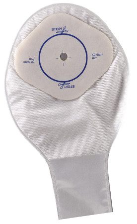 Pediatric Ostomy Bag Individual 020922 Convatec Little Ones 1pc Drainable Transparent Pouch front vi