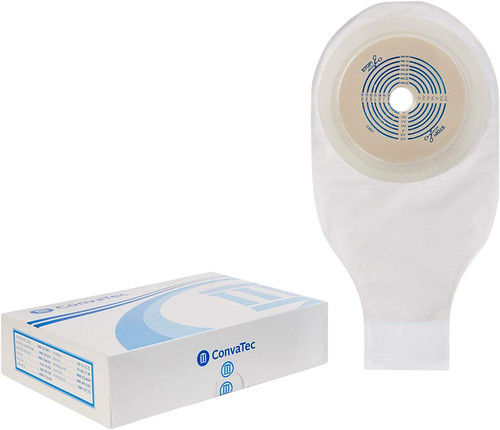ConvaTec ActiveLife 1-Piece Drainable Cut-to-Fit Pouch Convatec 400598 – transparent front view