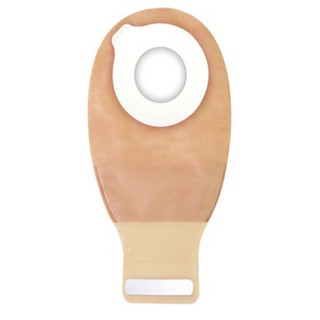 ConvaTec Esteem Plus 2 Piece Transparent Drainable Pouch w/o Filter Large Stoma Yellow 416903 10 CT 