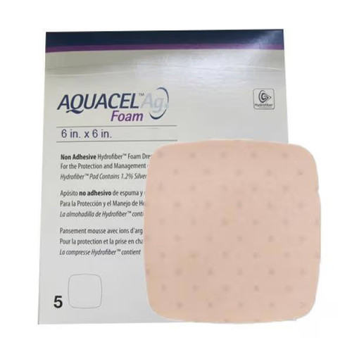 Silver Foam Dressing Aquacel Paper Packaging