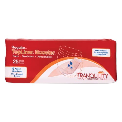 Tranquility TopLiner Booster Pads for disposable incontinence garments