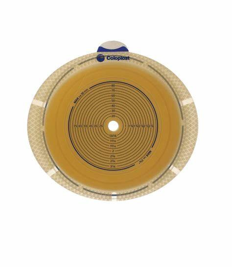 Ostomy Barrier SenSura Flex Xpro Trim to Fit, Extended Wear Double Layer Adhesive Red Code System
