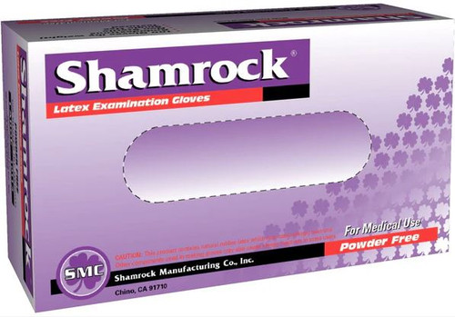 Powder-free latex examination gloves with textured fingertips for medical use