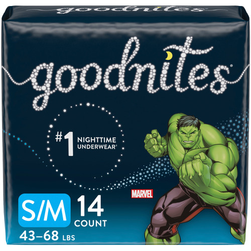 GoodNites Youth Pants for Boys S/M 41313 case of product