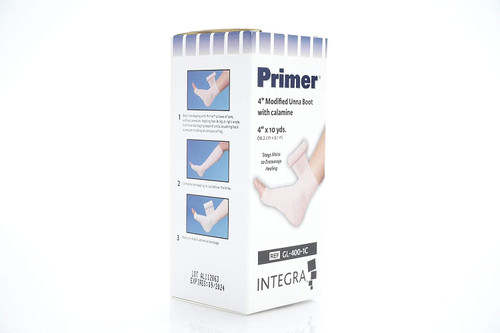 Unna Boot Primer 4 IN X 10 YDS Gauze Calamine/Zinc Oxide NonSterile GL4001C main case display