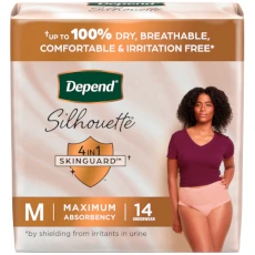 Depend Silhouette for Women medium protective underwear