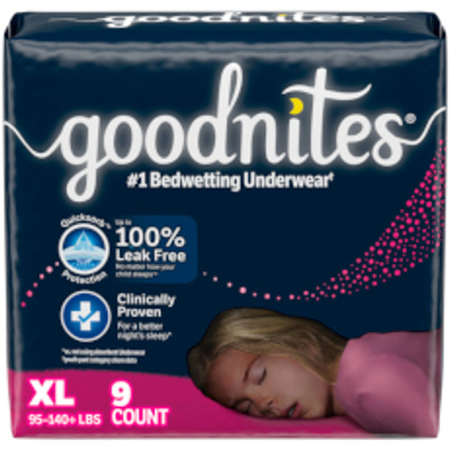 GOODNITES YOUTH PANTS GIRL XL BG