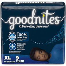 GOODNITES YOUTH PANTS GIRL XL BG