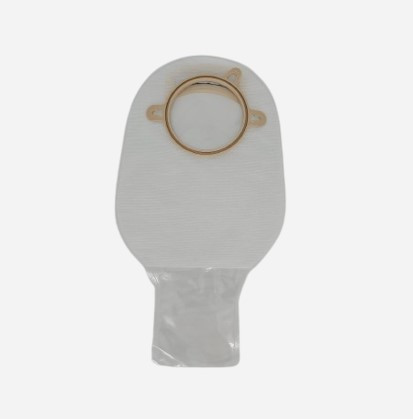 Safe N Simple 12 inch, 2 Piece Drainable Pouch with Filter Transparent 2.75in (70mm) Flange