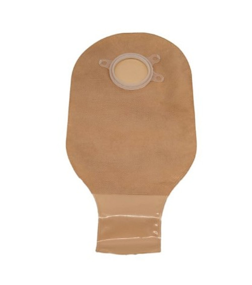 Safe N Simple 12 inch 2 Piece Drainable Pouch Opaque 2 1/4 inch Flange Back