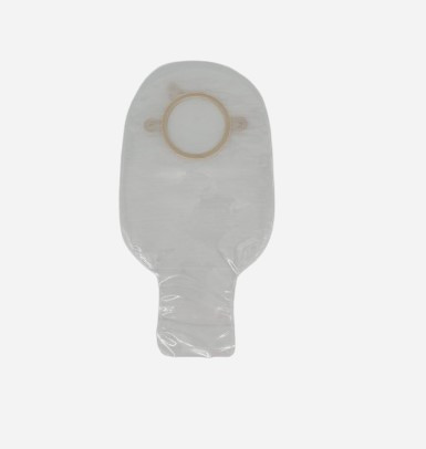 Safe N Simple 2 Piece Drainable Transparent 12 inch Pouch with 2 1/4 inch Flange Back