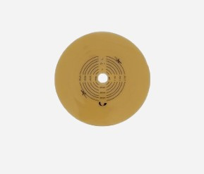 Safe N Simple Round Skin Barrier Flat with 2 3/4 inch Flange Cut to Fit