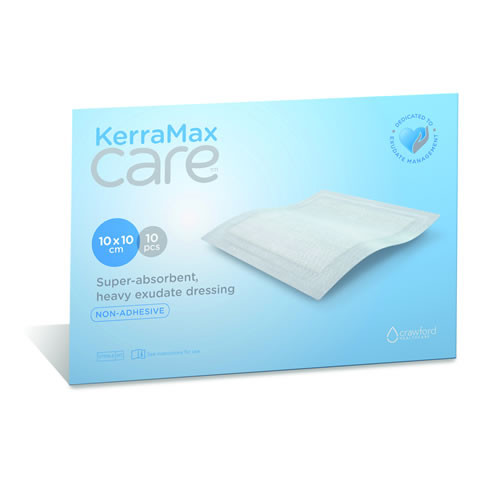 Crawford KerraMax Care Absorbent Dressing 4 X 9 IN CRWPRD500-120