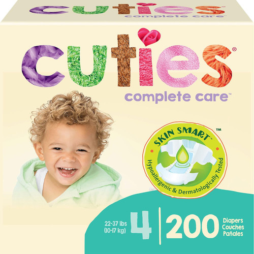 Cuties Baby Diaper SIZE 4 22-37LBS FQ CDB004