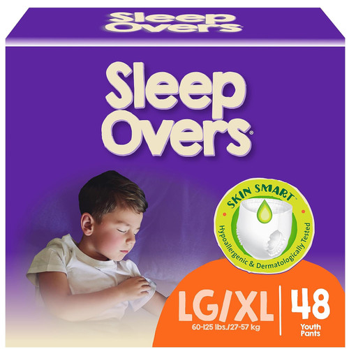SleepOvers by Cuties Overnight Youth Pants L/Xl 65-125 Lbs FQ SLP05302