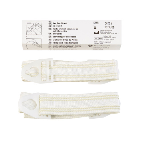 Leg Strap Hollister, Vinyl, Reusable, Plastic Belt Tabs