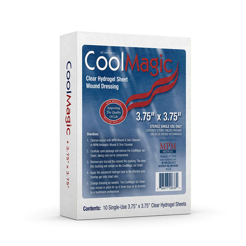 CoolMagic Hydrogel Sheet Dressing 6x8 – Hydrogel Sheet Wound Dressing