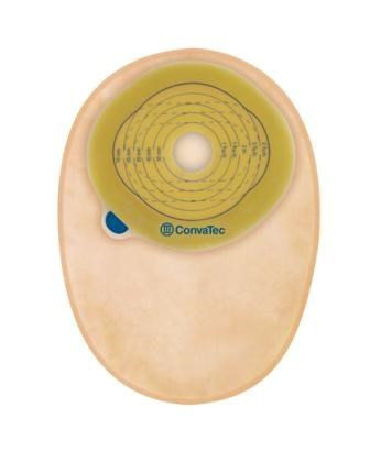 ConvaTec Esteem Plus 1-Piece Pre-Cut Transparent Drainable Pouch w/ Filter 13/16-2 3/4 in