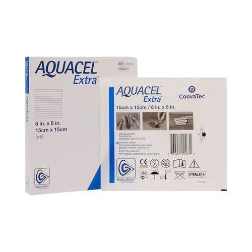 Gelling Fiber Wound Dressing Aquacel Box Package
