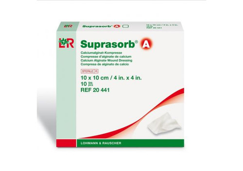 Suprasorb A Calcium Alginate Dressing 4 X 4 IN / 10 per box