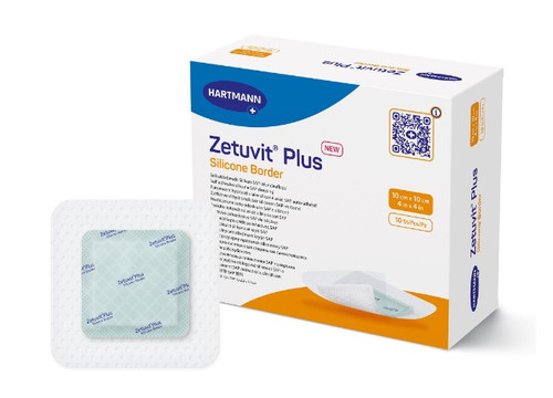 Hartmann Zetuvit Plus Silicone Border Dressing 4 x 4