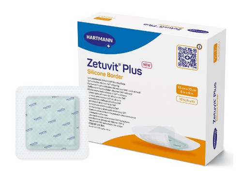 Hartmann Zetuvit Plus Silicone Border Dressing 6 x 6