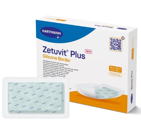 Hartmann Zetuvit Plus Silicone Border Dressing 6 x 10