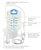 ConvaTec Visi-Flow Irrigator With Stoma Cone display product diagram