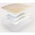 Mepilex Border Flex all-in-one silicone foam dressing showing water-resistant backing and Safetac ad