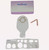 Packaging Box, Drainable Pouch, Clamp, Sizing Guide Set
