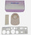 Packaging Box, Closed Pouch, Sixing Guide, 10 circular adhesive pieces set