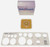 Packaging box with skin barrier and sizing guide set
