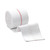White tubular dressing with red stripe down center