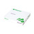Box of tan square adhesive sterile foam Mepilex Border Flex dressing