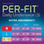 Prevail Per-Fit Women Adult Protective Underwear Size Guide